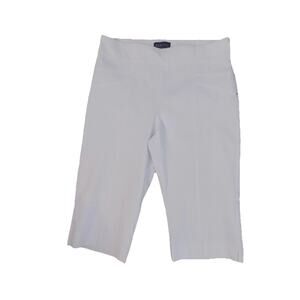 Rekucci white capri pants petite size 14P